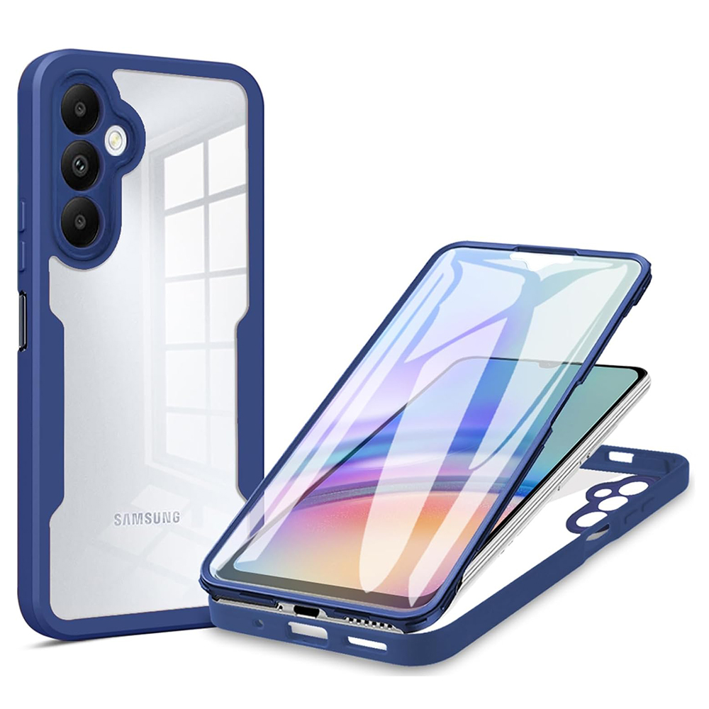 Калъф за Samsung Galaxy A34 5G + капак - Techsuit ColorVerse 360 Series - Син