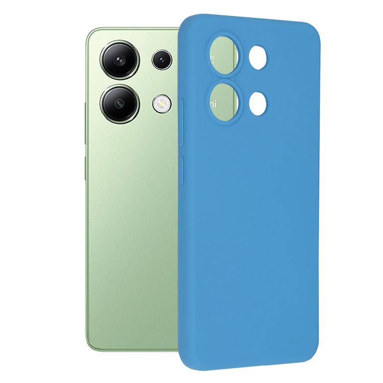 Husa Silicon albastru Xiaomi Redmi Note 13 7x7
