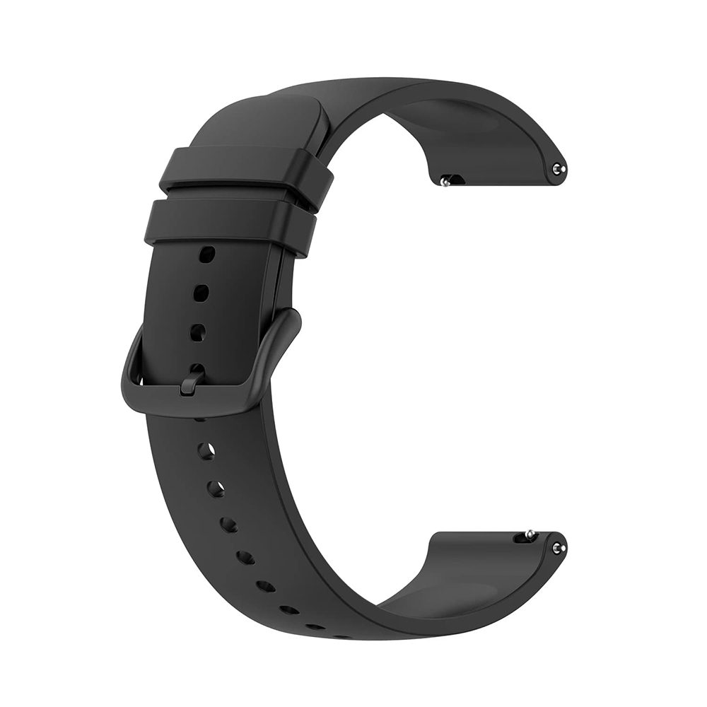 Каишка за часовник за Samsung Galaxy Watch (46 мм) / Gear S3, Huawei Watch GT GT / GT 2 / GT 2e / GT 2 Pro / GT 3 (46 мм) - Techsuit Каишка за часовник 22 мм (W001) - Черен