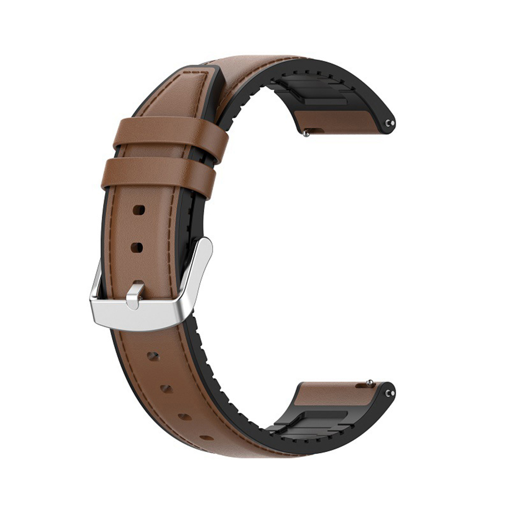 Каишка за Samsung Galaxy Watch 4/5/Active 2, Huawei Watch GT 3 (42mm)/GT 3 Pro (43mm) - Techsuit Watchband 20mm (W007) - Кафяв