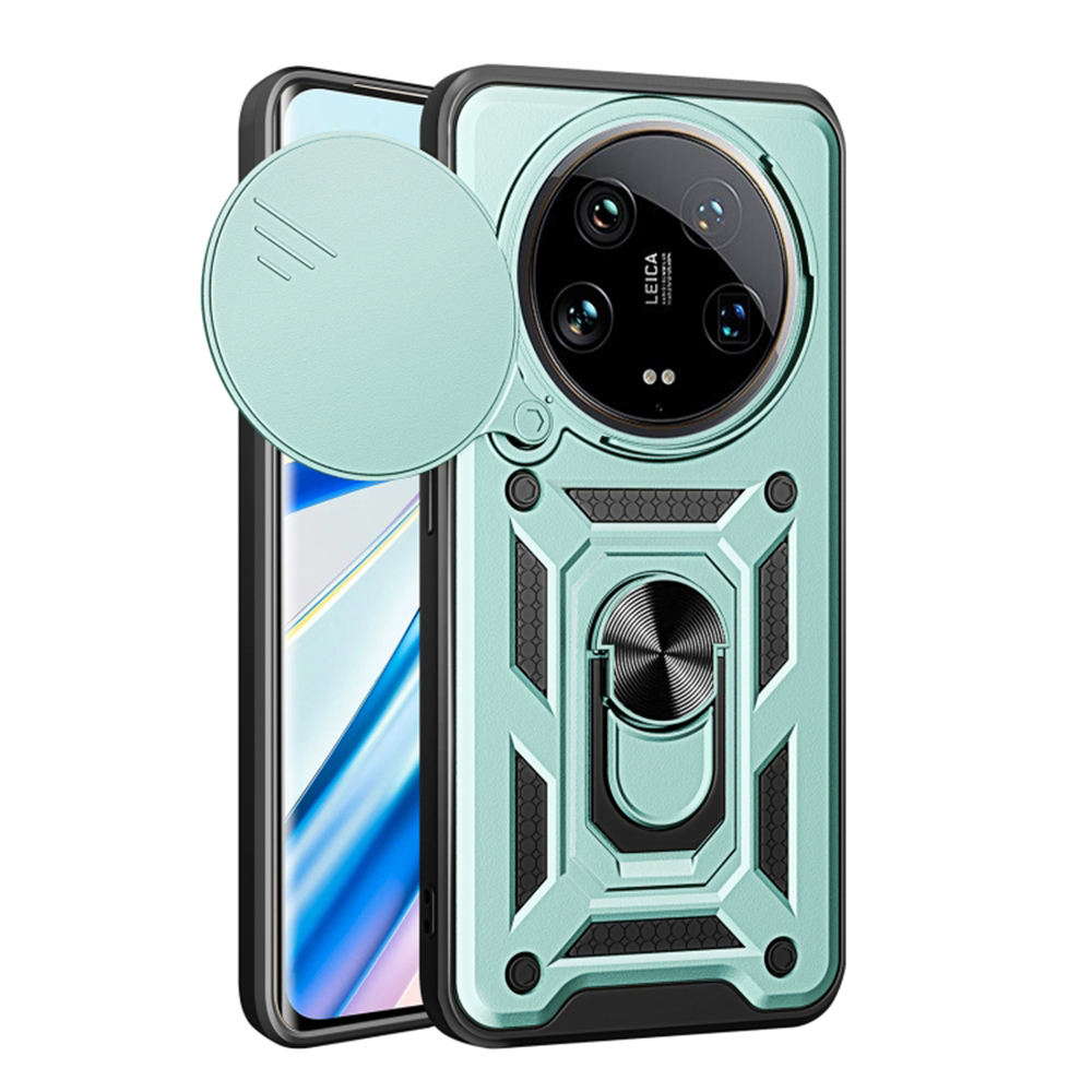 Калъф за Xiaomi 14 Ultra - Techsuit CamShield Series - Зелен