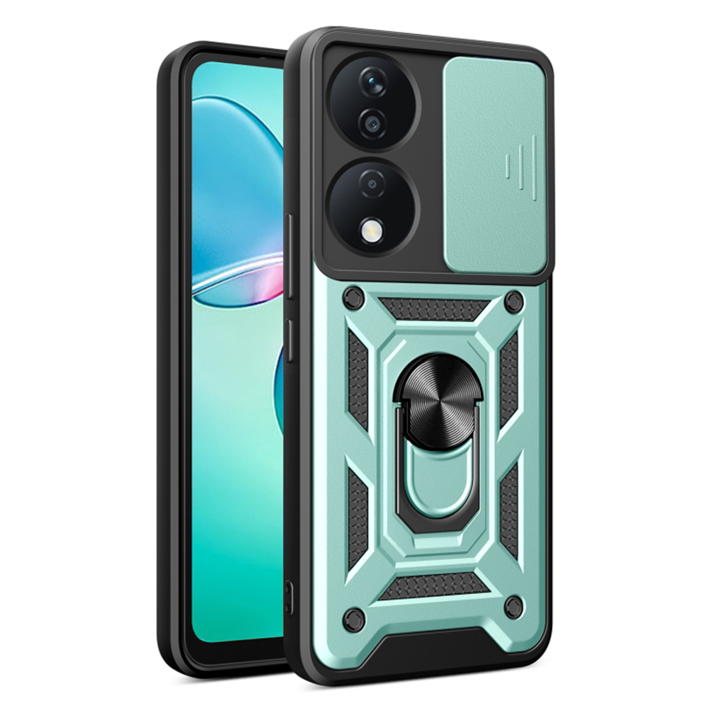 Калъф за Honor X7b / X7b 5G / 90 SMART - Techsuit CamShield Series - Зелен