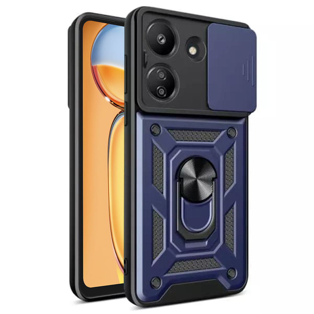 Калъф за Xiaomi Redmi 13C 4G / Poco C65 - Techsuit CamShield Series - Син