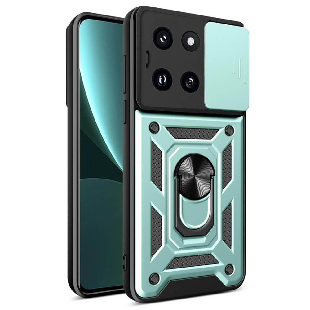 Калъф за Xiaomi 14 - Techsuit CamShield Series - Зелен