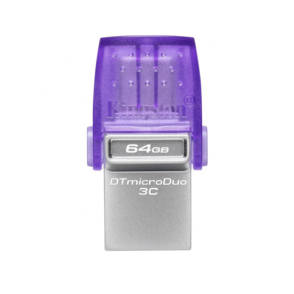 Memory Stick, 64GB - Kingston MicroDuo 3C (DTDUO3CG3/64GB) - Лилав