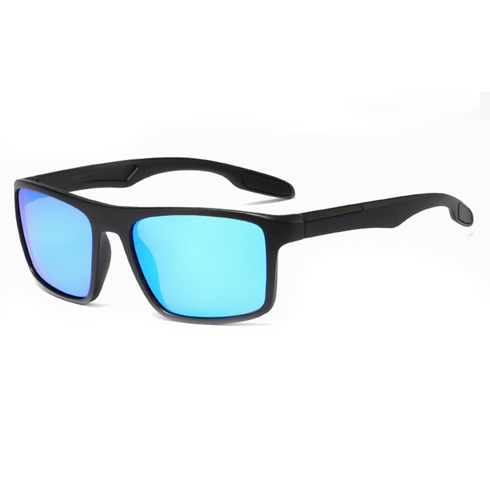 Слънчеви очила - Techsuit Polarized TR90 (MM101) - матово черно / ледено синьо