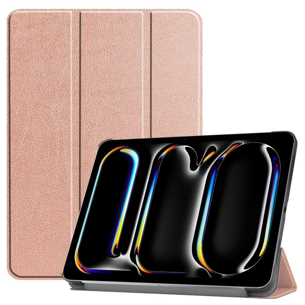 Калъф за iPad Pro 11 (2024) / iPad Pro 11 (2025) - Techsuit FoldPro - розово злато