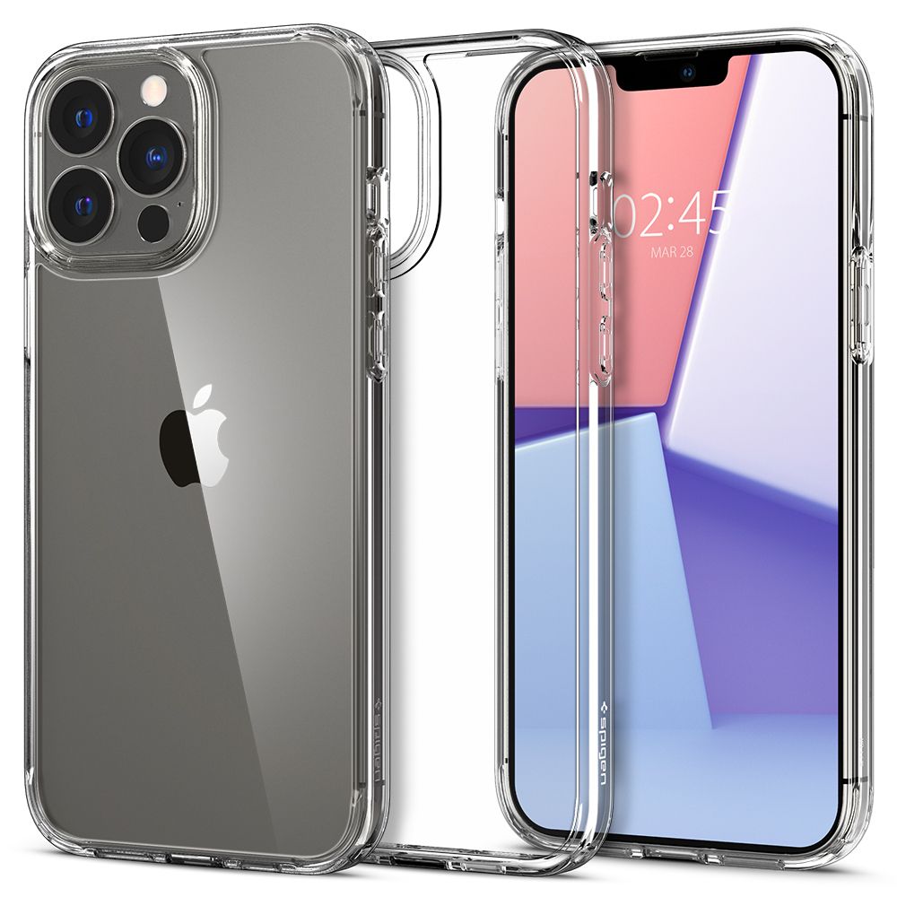 Калъф за iPhone 13 Pro Max - Spigen Ultra Hybrid (ACS03204) - Crystal Прозрачен