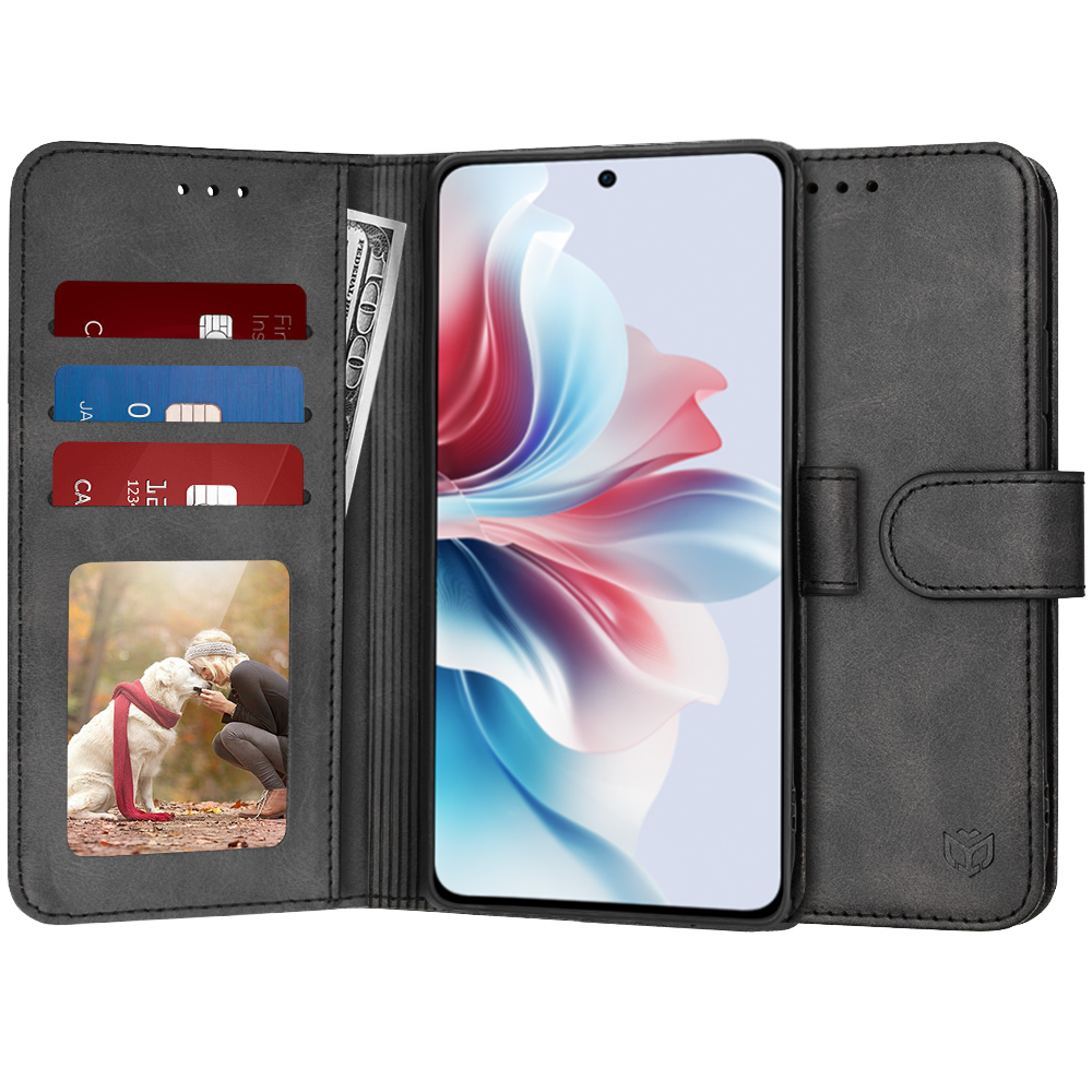 Калъф за Oppo Reno11 F - Techsuit Diary Book - Черен