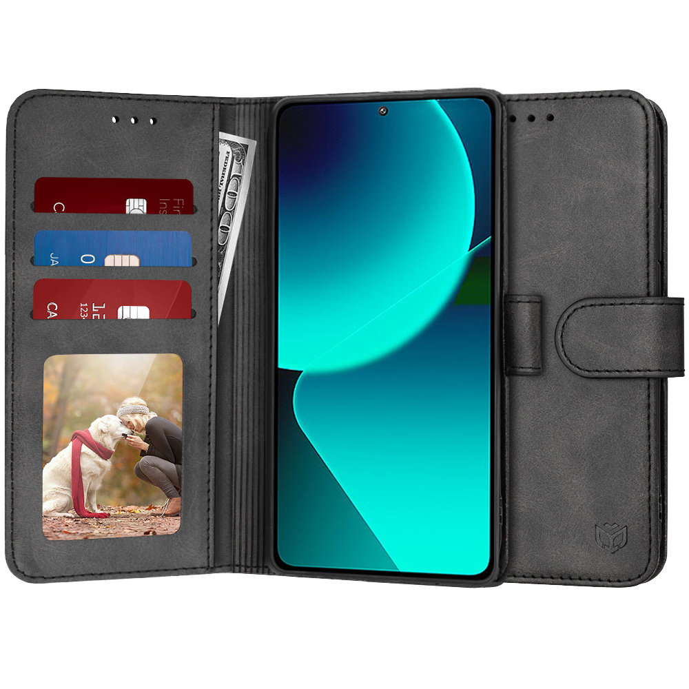 Калъф за Xiaomi 13T / 13T Pro - Techsuit Diary Book - Черен