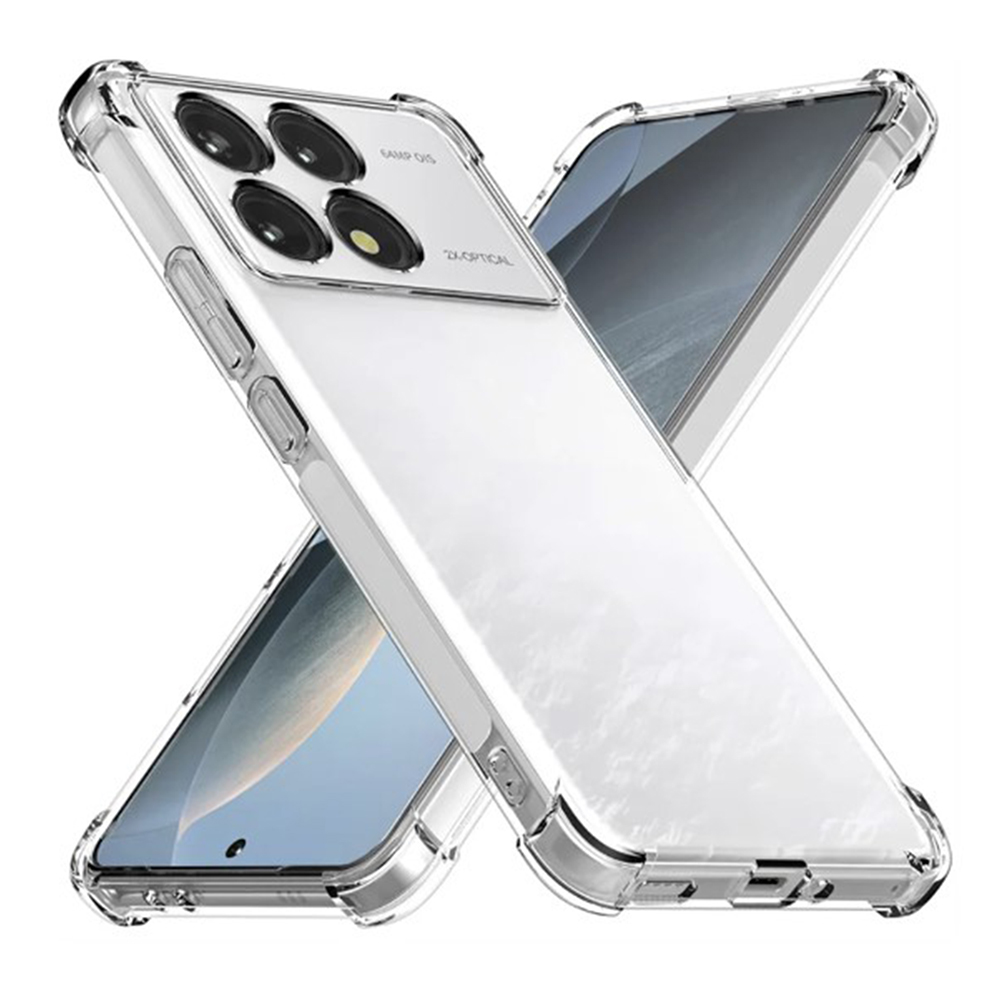 Калъф за Xiaomi Poco F6 Pro - Techsuit Shockproof Прозрачен Silicone - Прозрачен