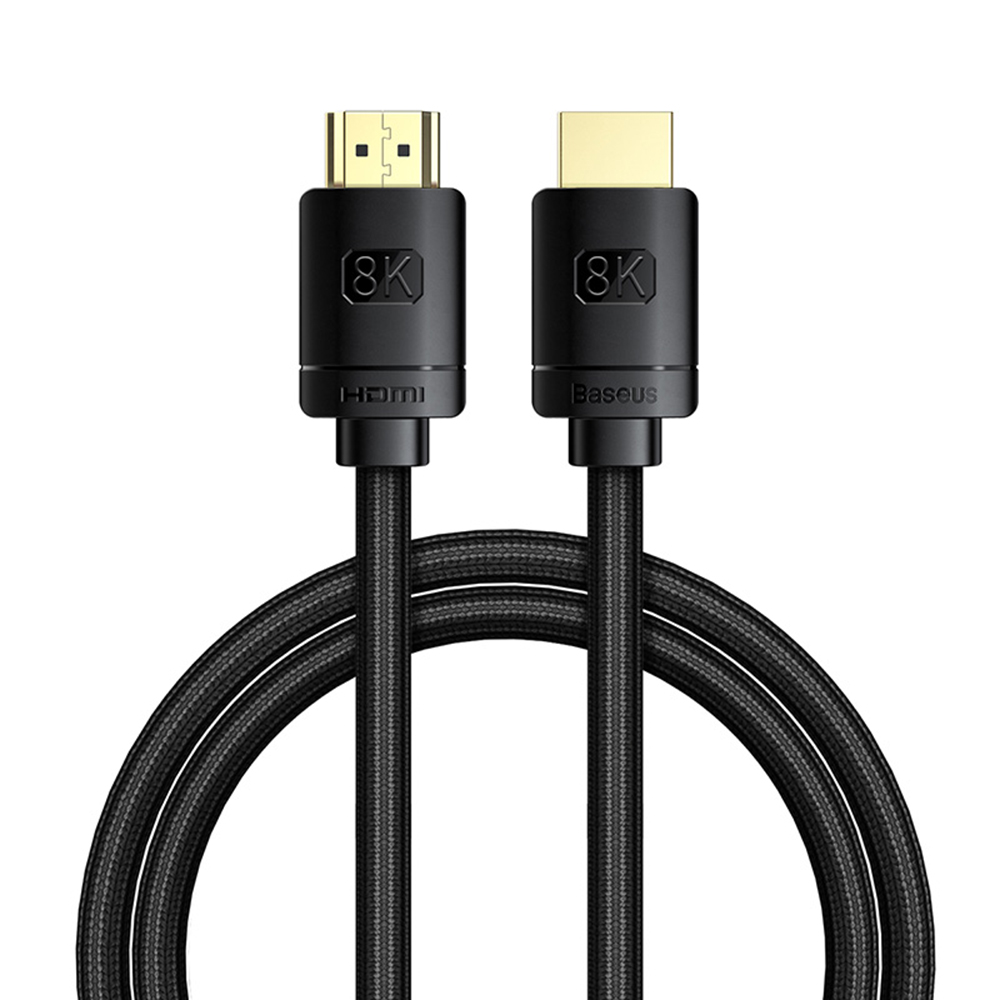 HDMI видео кабел HDMI към HDMI 8K, 1 м - Baseus (CAKGQ-J01) - Черен
