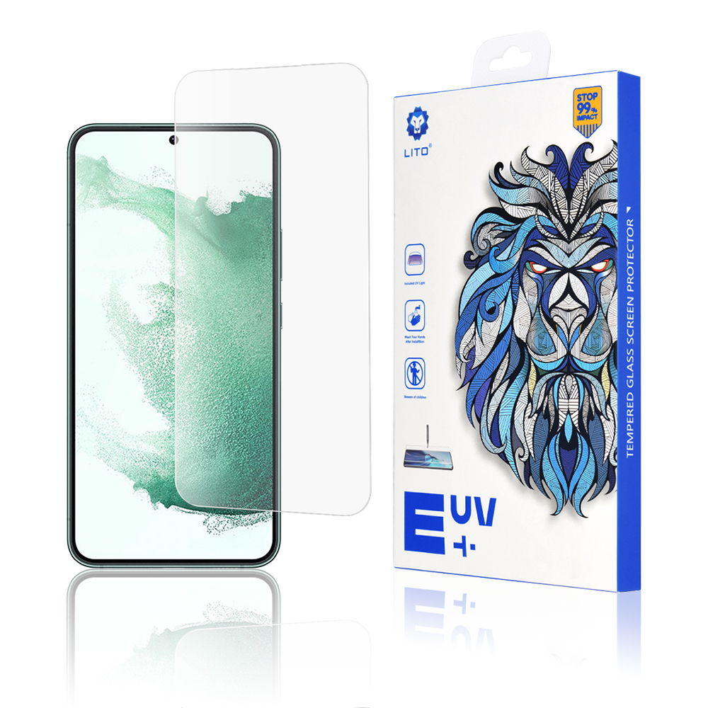 Капак за Samsung Galaxy S22 Plus 5G / S23 Plus - Lito 3D UV Glass - Прозрачен