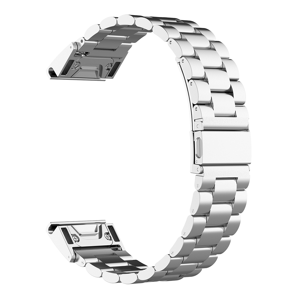 Каишка за Instinct 2S/2S Solar/Approach S70 42mm/fenix 7S Pro Sapphire Solar - Techsuit Каишка за часовник QuickFit 20mm (W010) - Сребрист