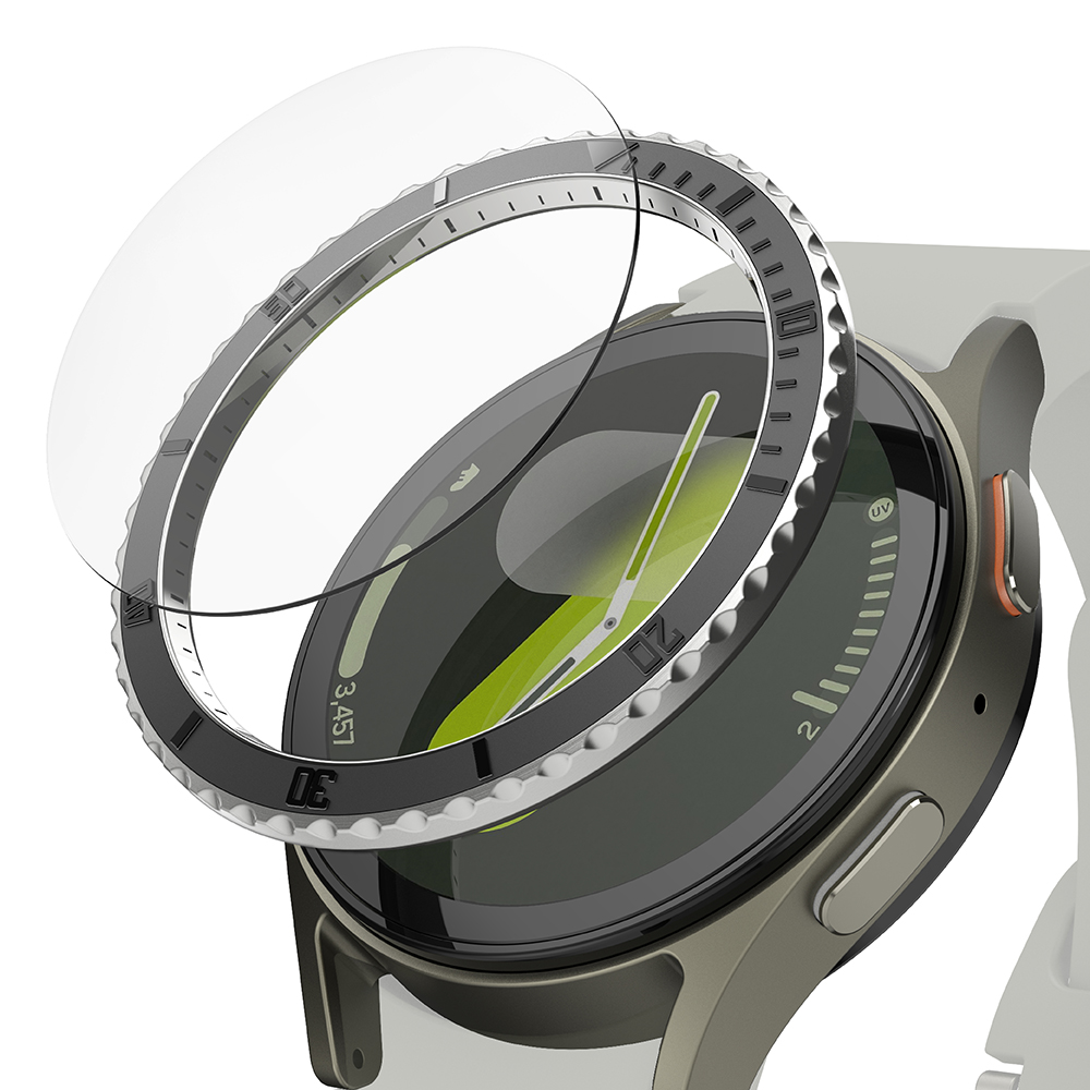 Премиум рамка за Samsung Galaxy Watch7 44mm - Ringke Bezel Styling - Черен Pattern3 (CB-GW7-44-96)