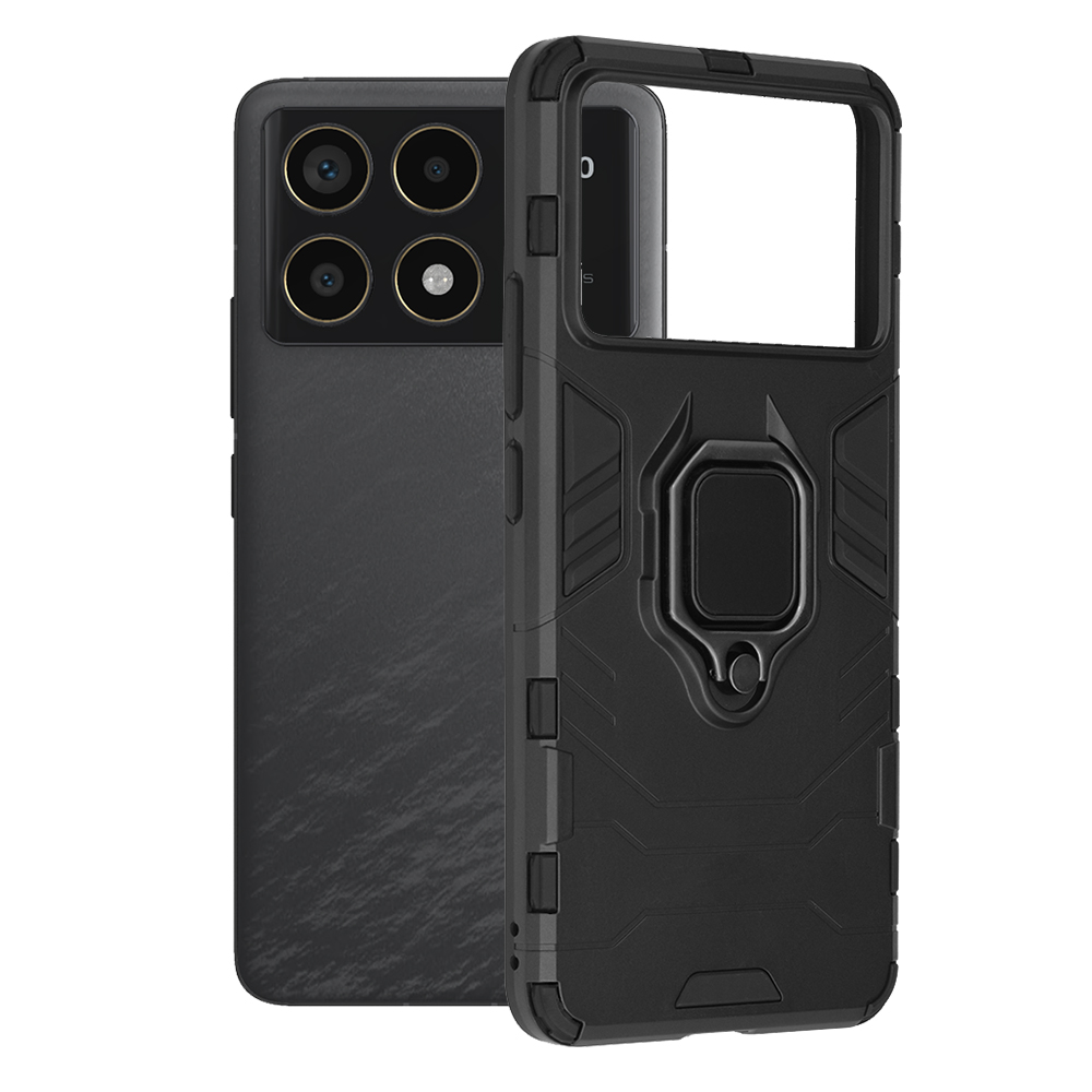 Калъф за Xiaomi Poco F6 Pro - Techsuit Silicone Shield - Черен