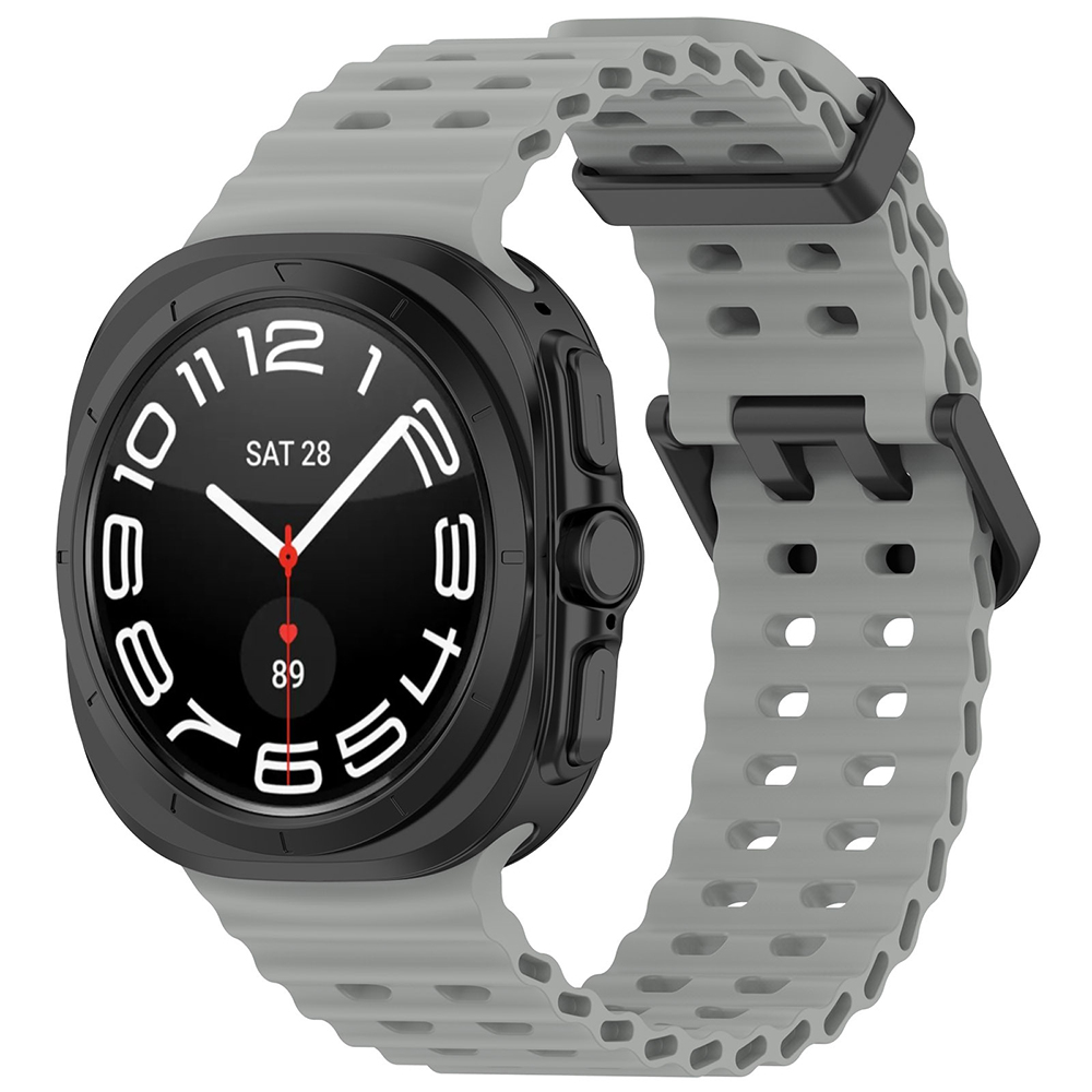 Каишка за Samsung Galaxy Watch Ultra 47mm / Watch Ultra 2 - Techsuit Watchband (W062) - Сив