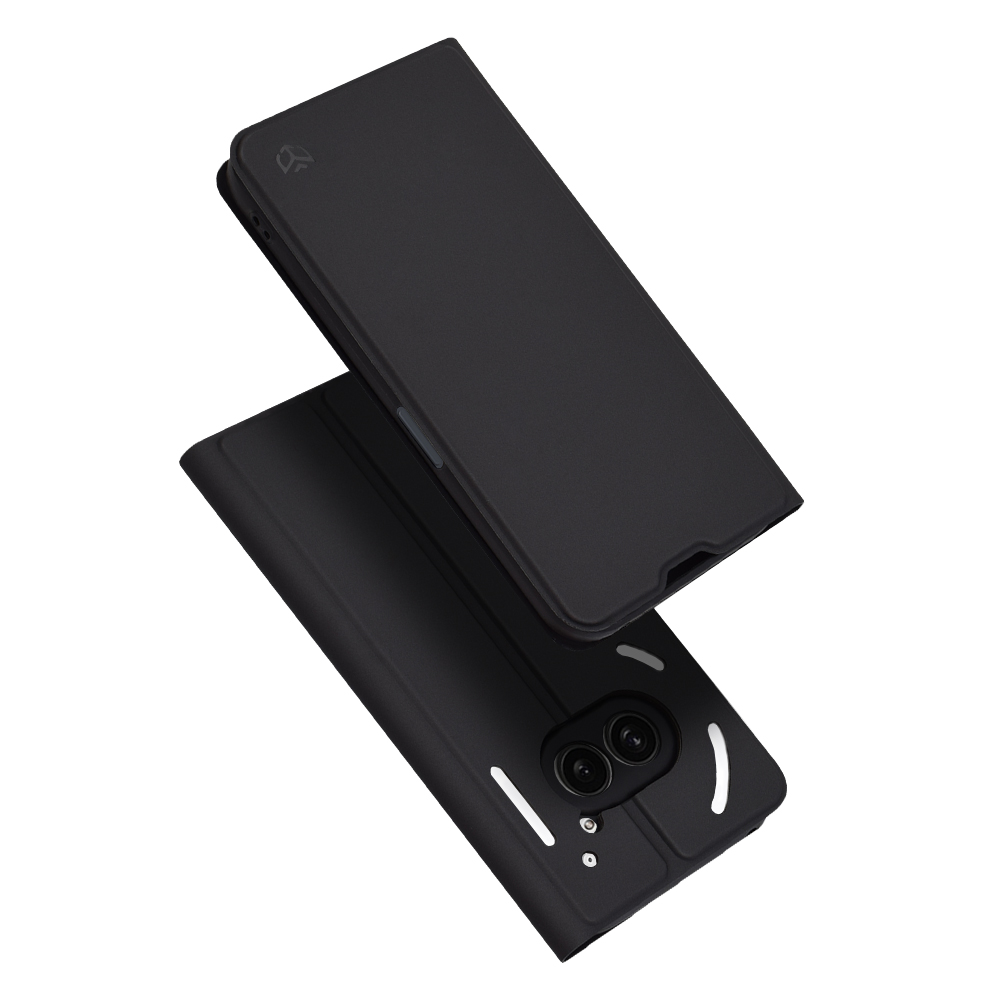 Case for Nothing Phone (2a) / (2a) Plus - Techsuit Magskin Book - Черен