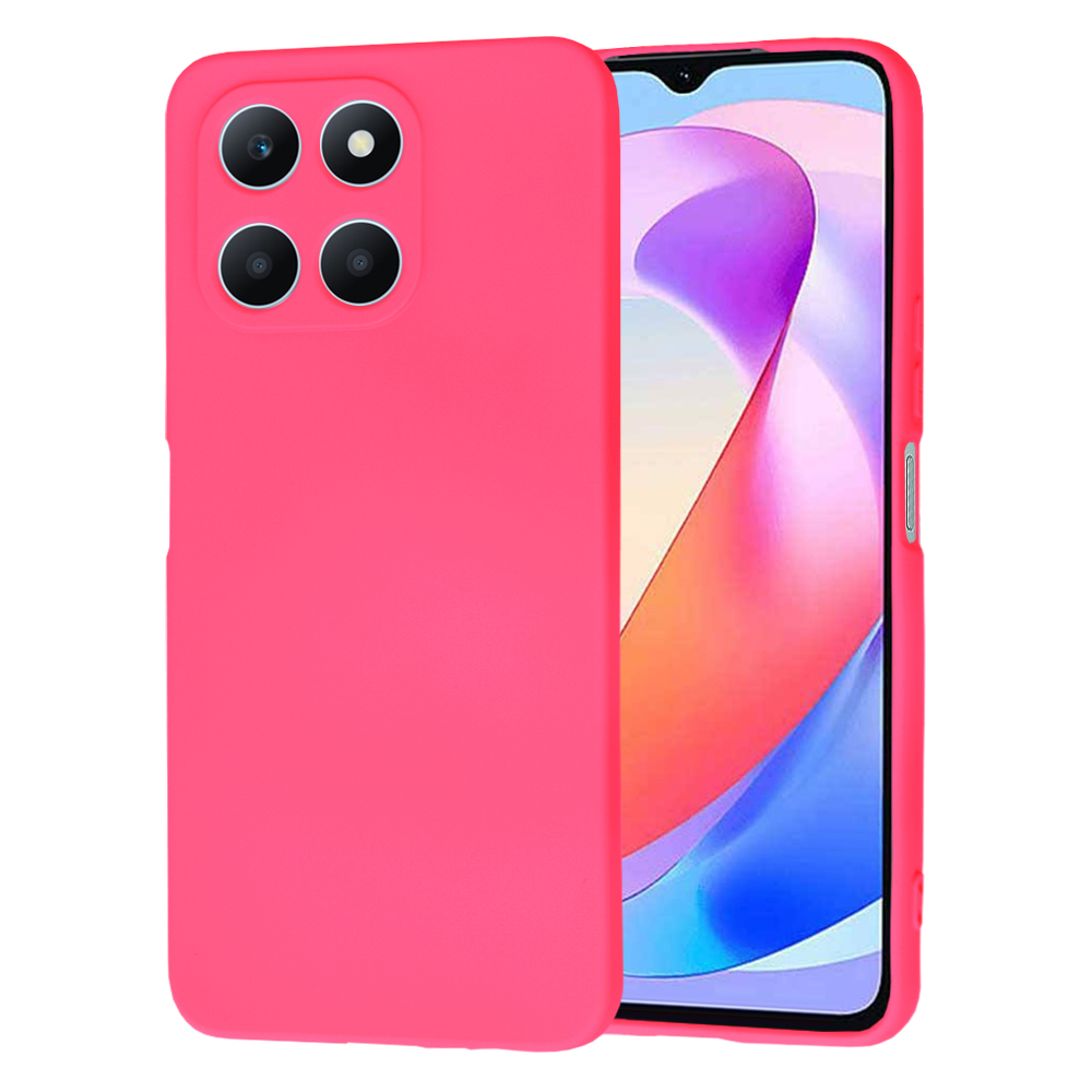 Калъф за Honor X6a - Techsuit SoftFlex - Hot Розов