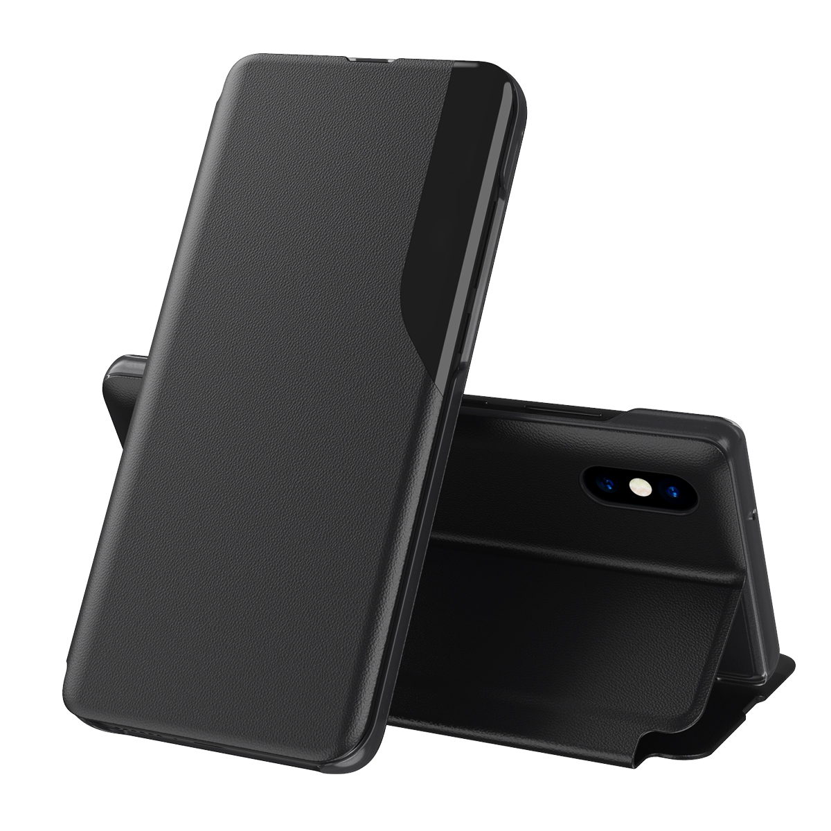 Калъф за iPhone X, iPhone 10 / iPhone XS - Techsuit eFold Series - Черен