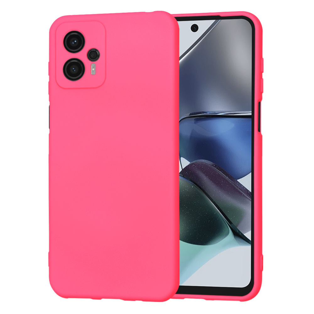 Калъф за Motorola Moto G23 - Techsuit SoftFlex - Hot Розов