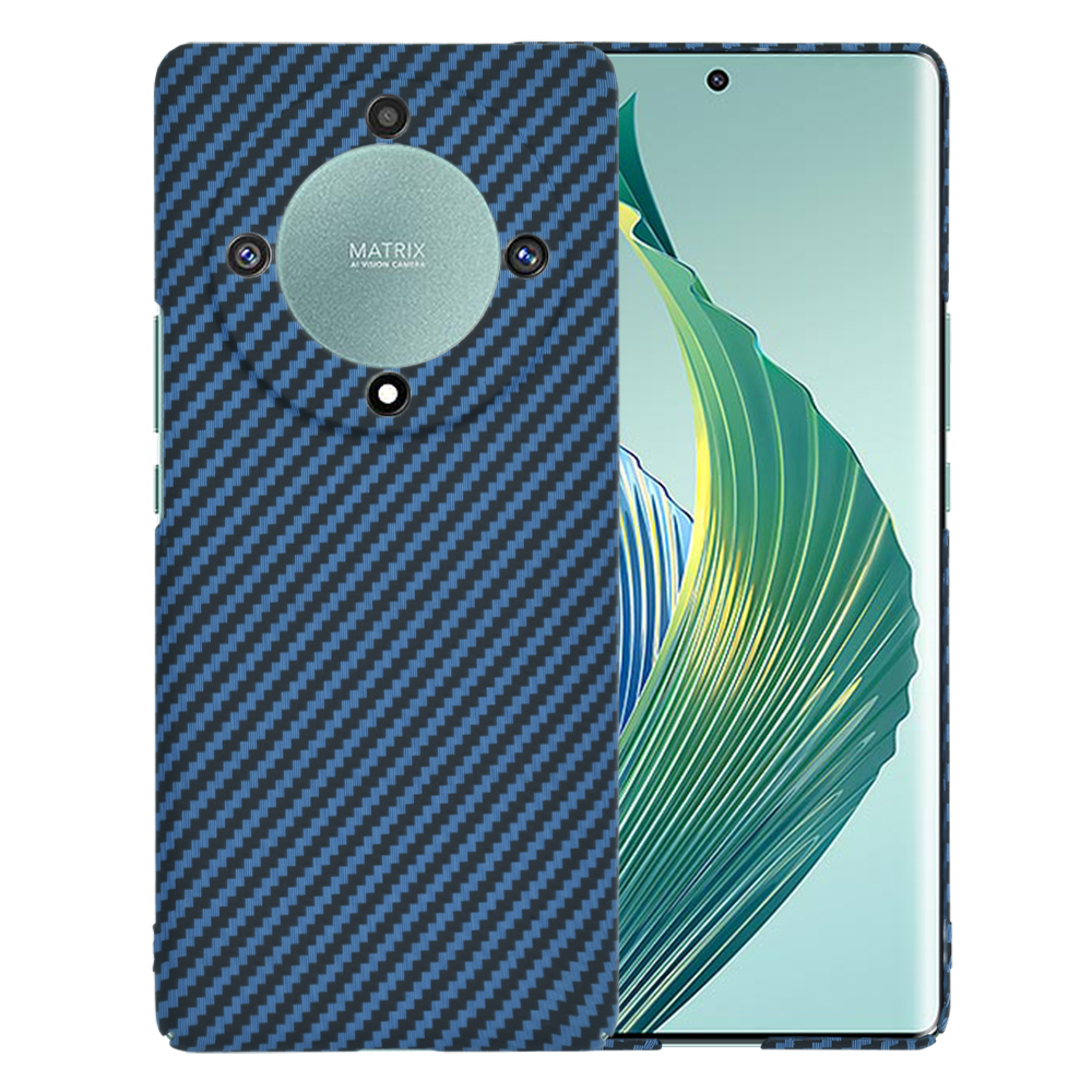 Калъф за Honor Magic5 Lite - Techsuit Carbonite FiberShell - Cyan