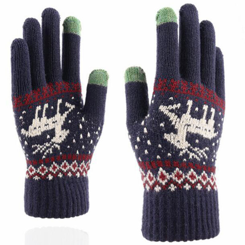 Ръкавици със сензорен екран - Techsuit Raindeer Woolen (ST0002) - Сини