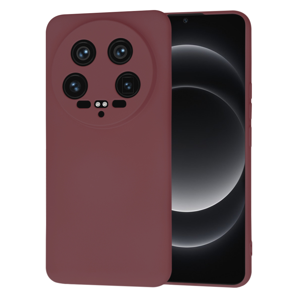 Калъф за Xiaomi 14 Ultra - Techsuit SoftFlex - Plum Червен