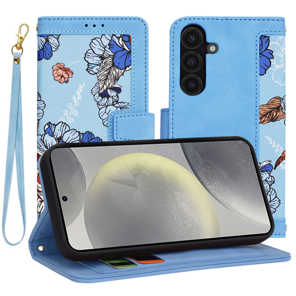 Калъф за Samsung Galaxy S24 - Techsuit FlipCraft - Vibrant Син