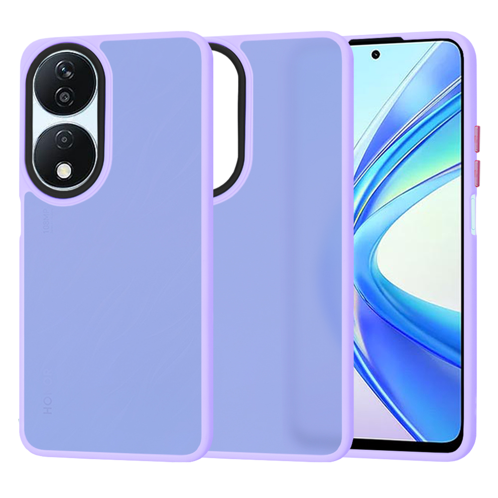 Калъф за Honor X7b / X7b 5G / 90 SMART - Techsuit HaloFrost Series - светло лилав