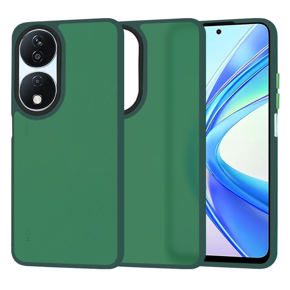 Калъф за Honor X7b / X7b 5G / 90 SMART - Techsuit HaloFrost Series - Midnight Зелен