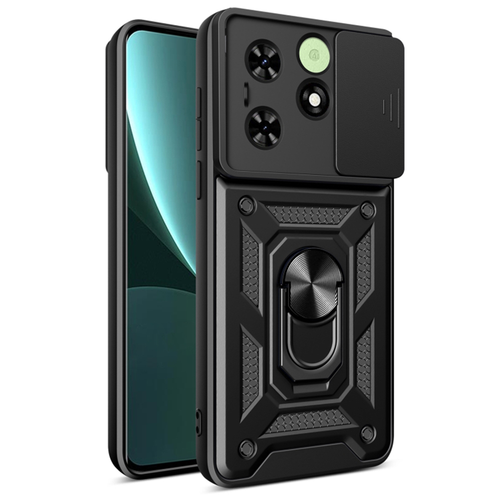 Калъф за Tecno Spark Go 2024 / Spark 20 / Spark 20C - Techsuit CamShield Series - Черен