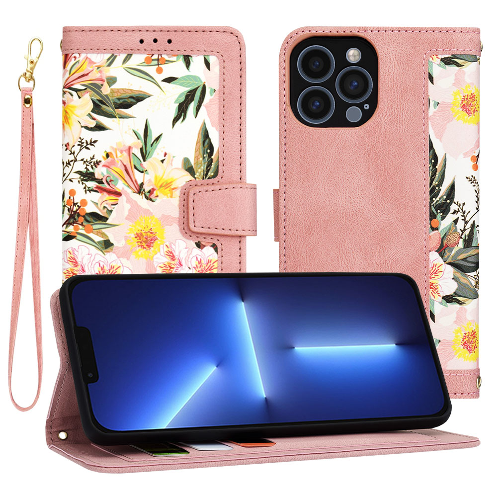 Калъф за iPhone 13 Pro Max - Techsuit FlipCraft - Sweetheart Розов