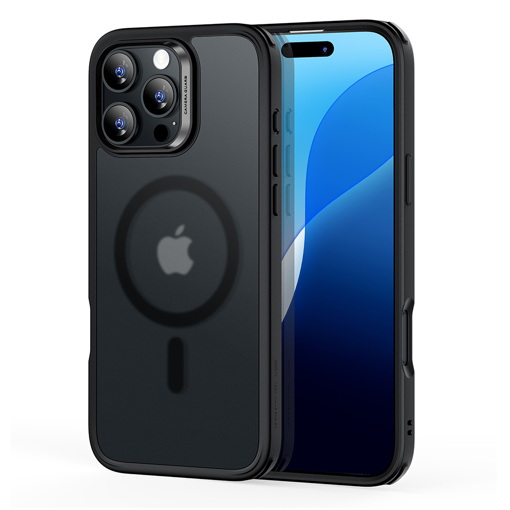 Калъф за iPhone 16 Pro Max - ESR Classic Hybrid HaloLock - Frosted Черен