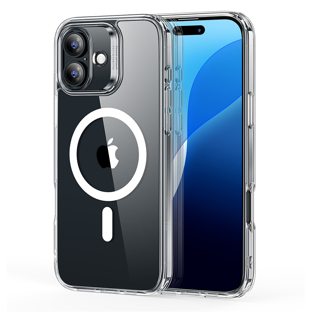 Калъф за iPhone 16 - ESR Classic Hybrid HaloLock - Прозрачен