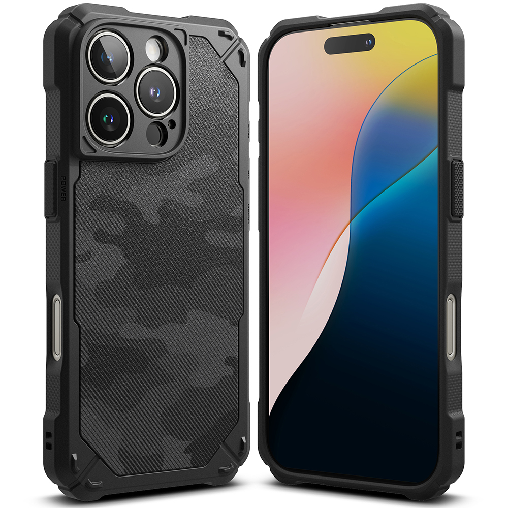 Калъф за iPhone 16 Pro Max - Ringke Rugged Gear - Camo Черен