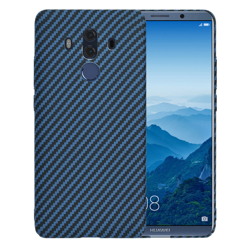 Калъф за Huawei Mate 10 Pro - Techsuit Carbonite FiberShell - Cyan