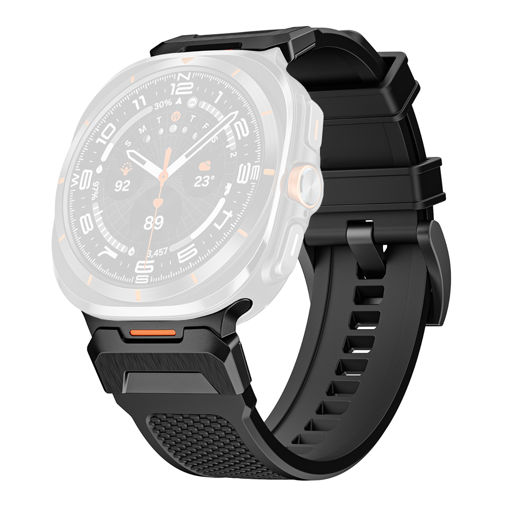 Каишка за Samsung Galaxy Watch Ultra 47mm / Watch Ultra 2 - Techsuit Watchband (W068) - Черен