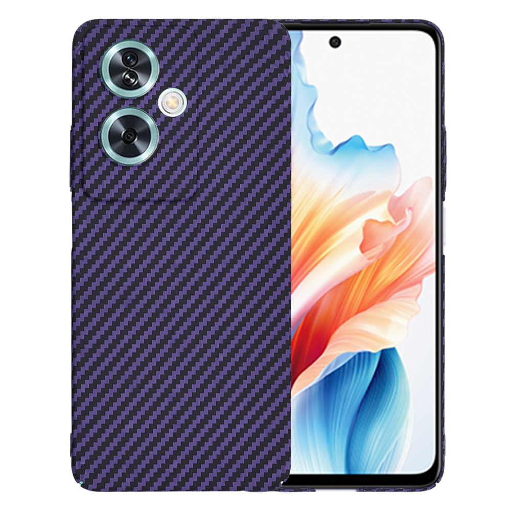 Калъф за Oppo A79 5G / OnePlus Nord N30 SE - Techsuit Carbonite FiberShell - Лилав