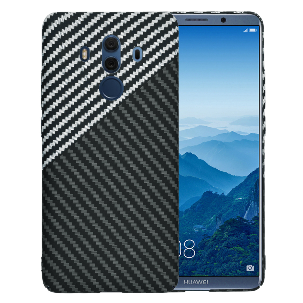 Калъф за Huawei Mate 10 Pro - Techsuit Carbonite FiberShell - Stealth Сив