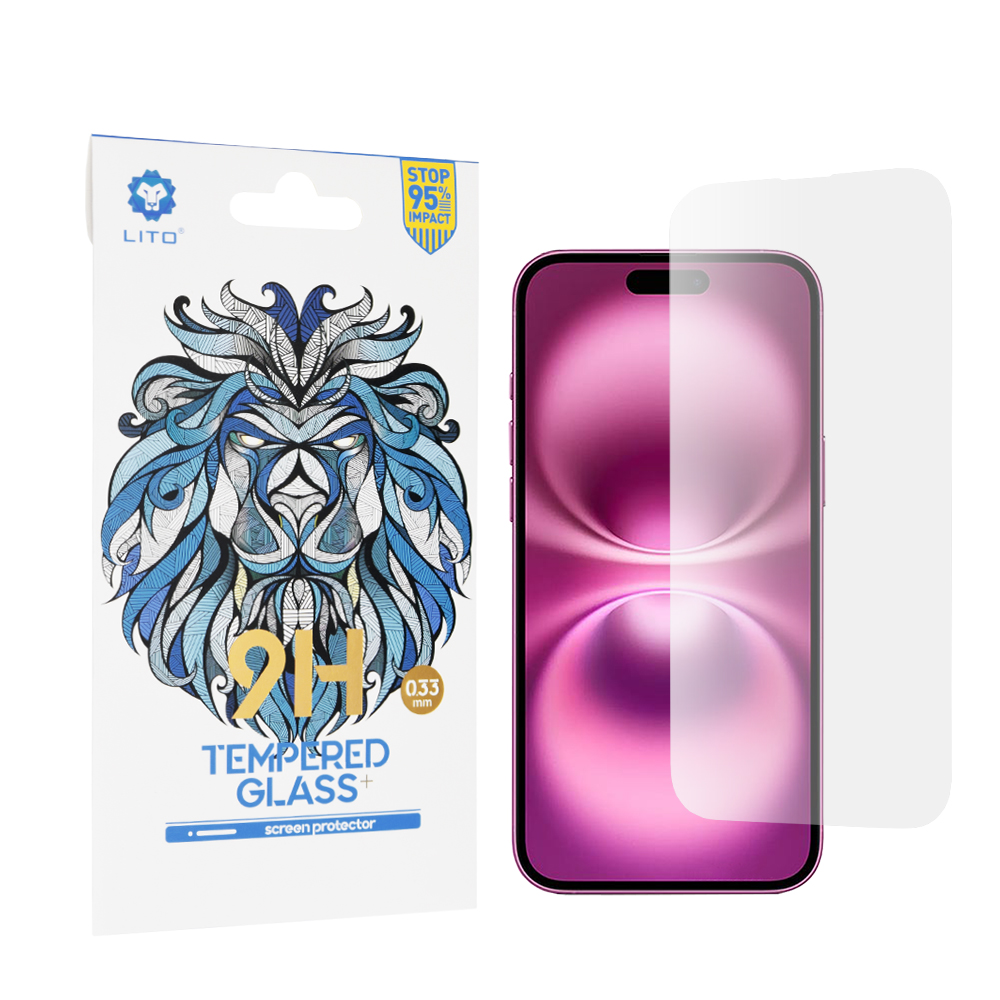 Калъф за iPhone 16 Plus - Lito 2.5D Classic Glass - Прозрачен