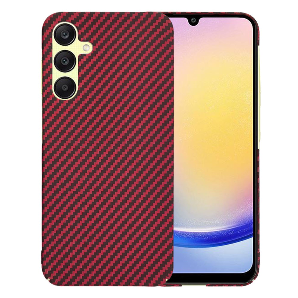 Калъф за Samsung Galaxy A25 5G - Techsuit Carbonite FiberShell - Червен
