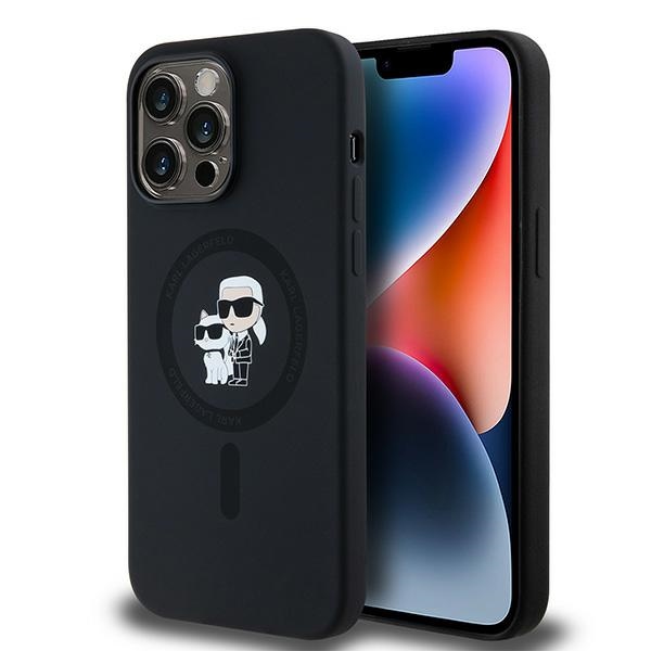 Калъф за iPhone 14 Pro Max - Karl Lagerfeld Silicone MagSafe (KLHMP14XSCMKKCRHK) - Karl&Choupette