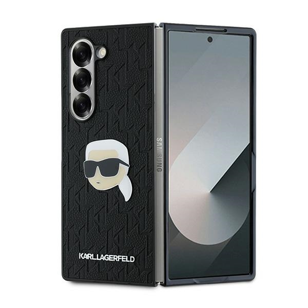 Чантичка за Samsung Galaxy Z Fold6 - Карл Лагерфелд Сафиано (KLHCZFD6PGKSKIHK) - игла с глава монограм