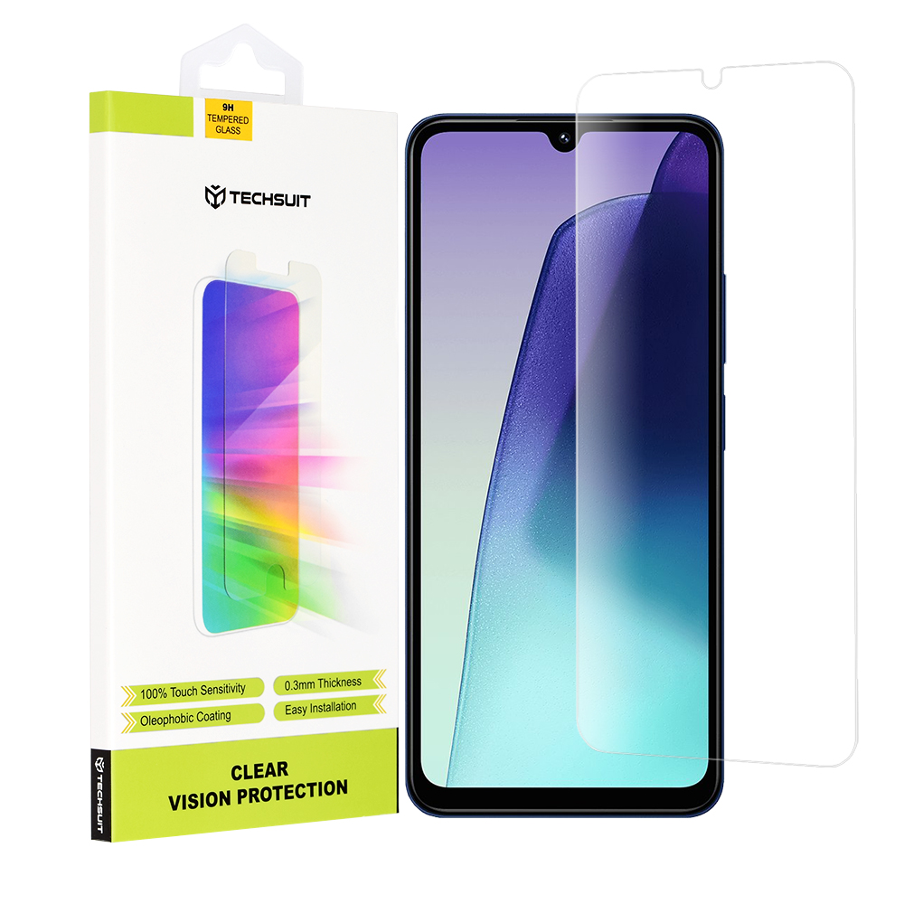 Капак за Xiaomi Redmi 14C / Poco C75 / Xiaomi Redmi A5 4G (регионален) - Techsuit Прозрачен Vision Glass - Прозрачен