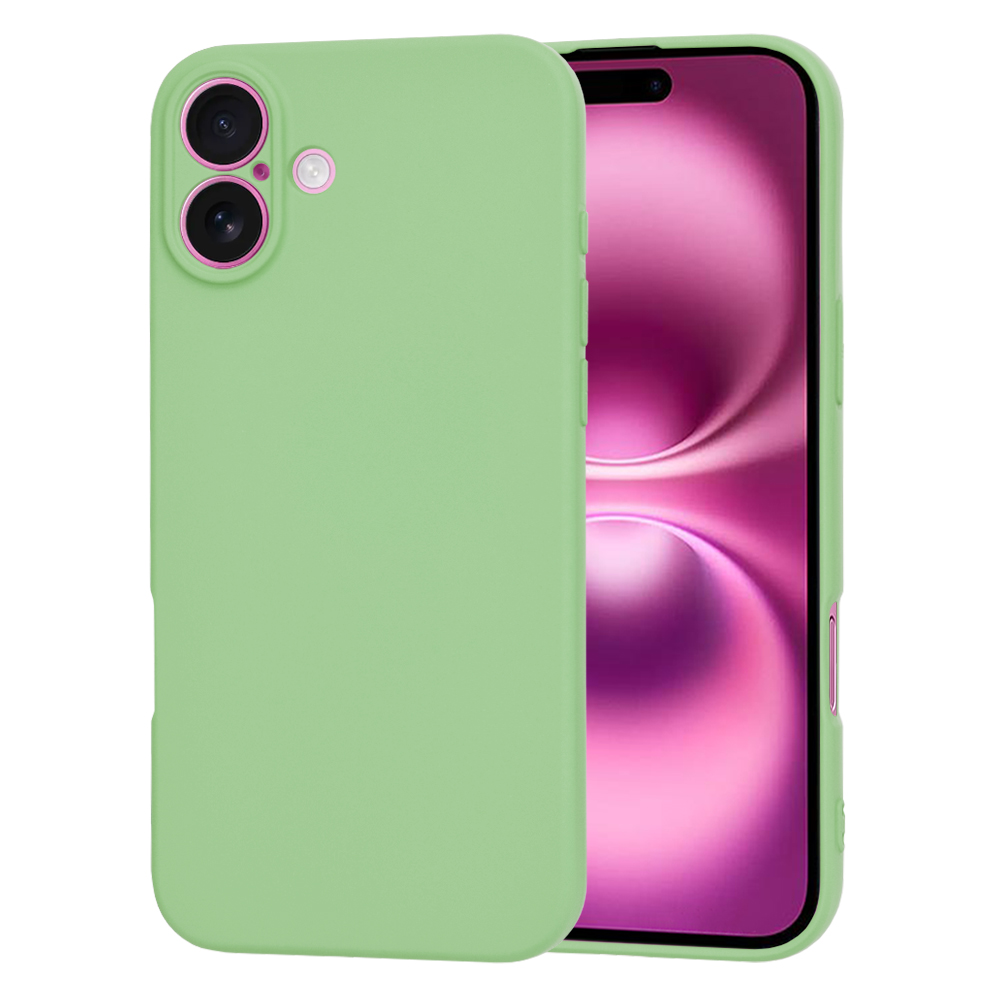 Калъф за iPhone 16 Plus - Techsuit SoftFlex - Mint Зелен
