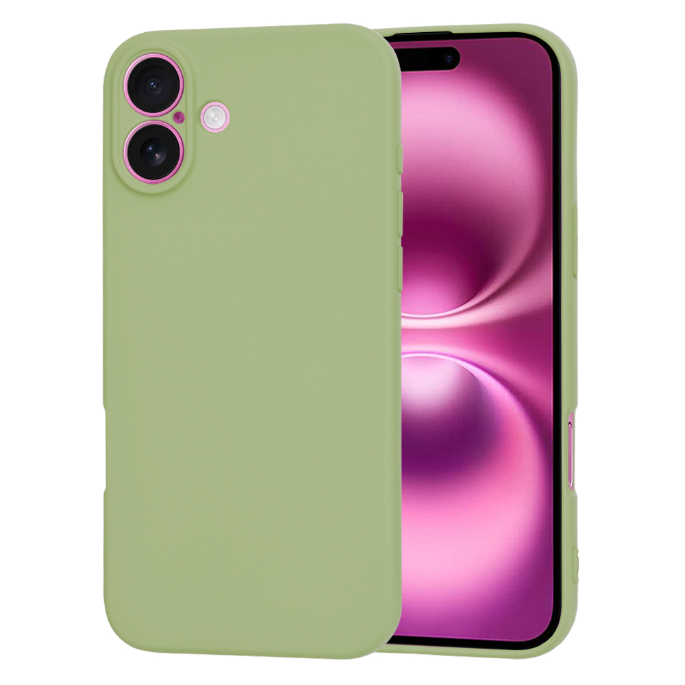 Калъф за iPhone 16 Plus - Techsuit SoftFlex - Matcha