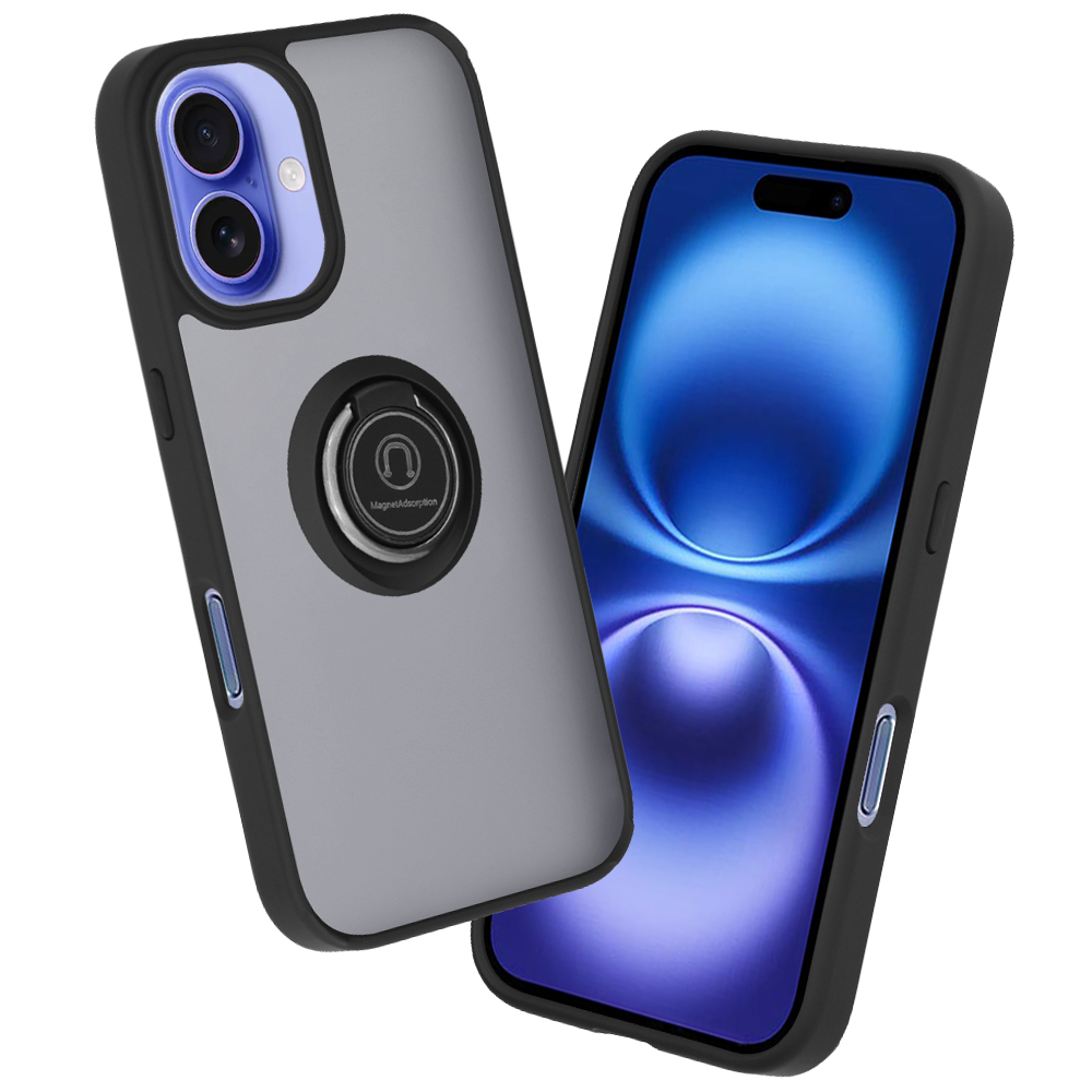 Калъф за iPhone 16 - Techsuit Glinth - Черен