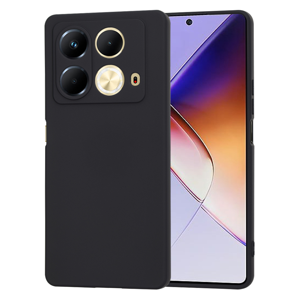 Калъф за Infinix Note 40 - Techsuit SoftFlex - Черен