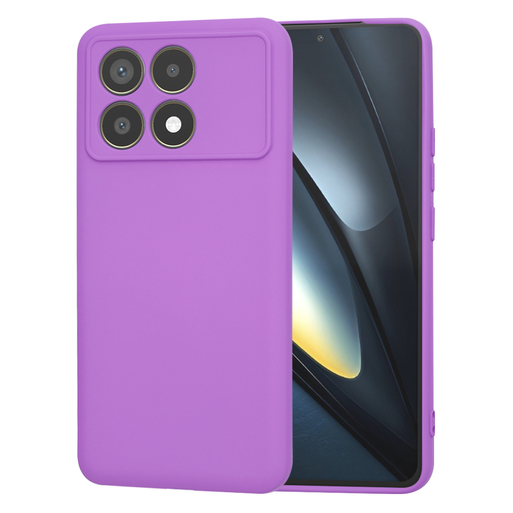 Калъф за Xiaomi Poco F6 Pro - Techsuit SoftFlex - Лилав